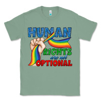 Sage Human Rights Are Not Optional Classic Tee - BundleAndBundleShop