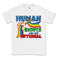 White Human Rights Are Not Optional Classic Tee - BundleAndBundleShop