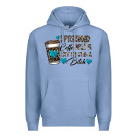 Colony Blue coffee Premium Hoodie - CowhideDigitalArt