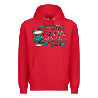 Red coffee Premium Hoodie - CowhideDigitalArt