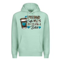 Seafoam coffee Premium Hoodie - CowhideDigitalArt