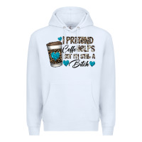 White coffee Premium Hoodie - CowhideDigitalArt