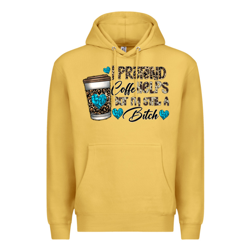 Coffee Premium Hoodie by CowhideDigitalArt | Teevron