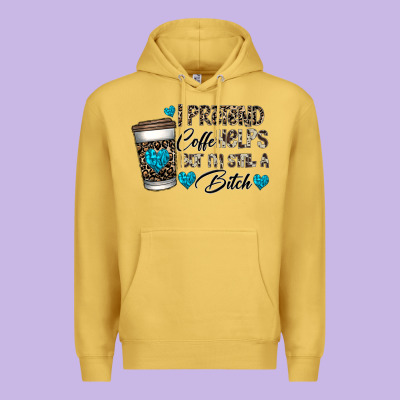 Coffee Premium Hoodie Designed By Cowhidedigitalart