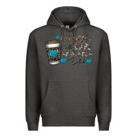 Charcoal Heather coffee Premium Hoodie - CowhideDigitalArt
