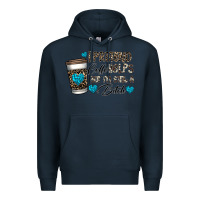 Navy coffee Premium Hoodie - CowhideDigitalArt