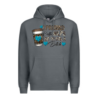 Rock coffee Premium Hoodie - CowhideDigitalArt