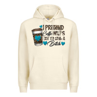 Sandshell coffee Premium Hoodie - CowhideDigitalArt