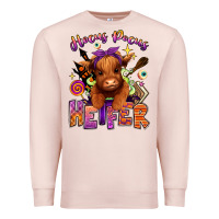 Pale Pink Hocus pocus Heifer Premium Sweatshirt - RanaPortraitStore