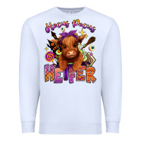 White Hocus pocus Heifer Premium Sweatshirt - RanaPortraitStore