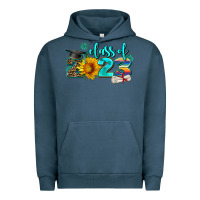 Pigment Midnight Navy western sunflower class of 2023 Urban Hoodie - AdoDesignShop