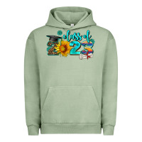 Pigment Oil Green western sunflower class of 2023 Urban Hoodie - AdoDesignShop
