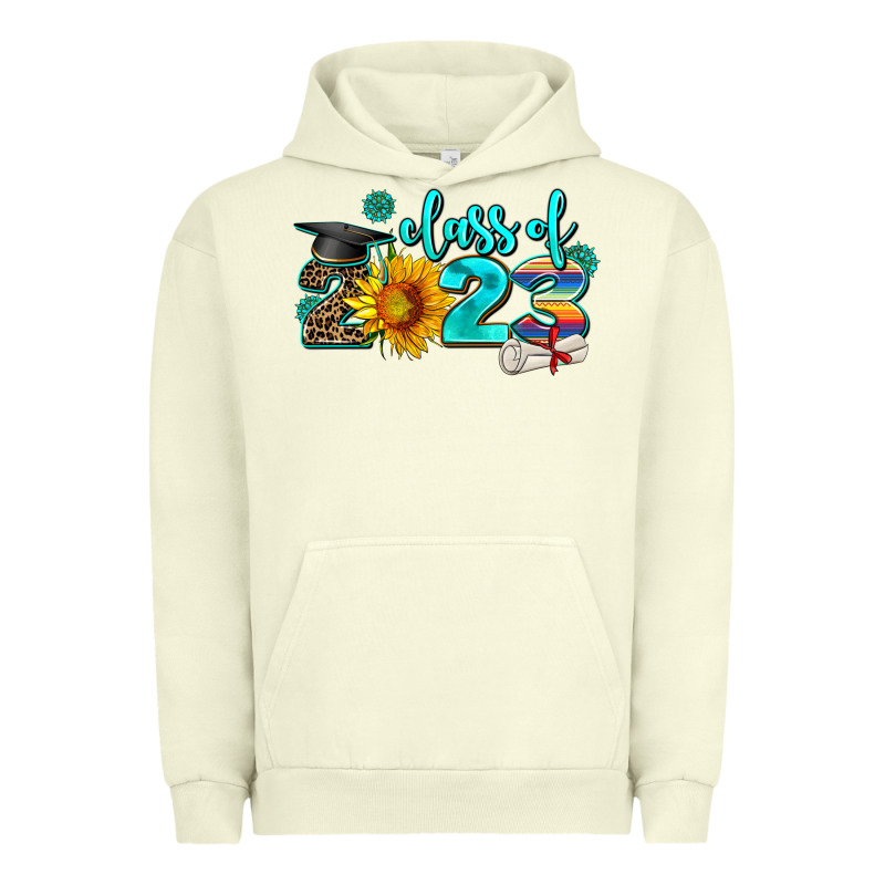 Western Sunflower Class Of 2023 Urban Hoodie by AdoDesignShop | Teevron