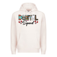 Pale Pink dental squad Premium Hoodie - CowhideDigitalArt