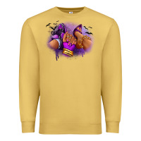 Halloween Sneaker And Heel Afro Woman Premium Sweatshirt | Teevron