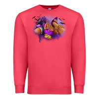 Cardinal Halloween sneaker and heel afro woman Premium Sweatshirt - RanaPortraitStore