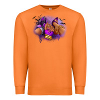 Carrot Halloween sneaker and heel afro woman Premium Sweatshirt - RanaPortraitStore