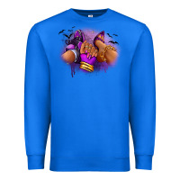True Royal Halloween sneaker and heel afro woman Premium Sweatshirt - RanaPortraitStore
