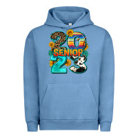 Pigment Pebble Blue senıor 2023 Urban Hoodie - AdoDesignShop