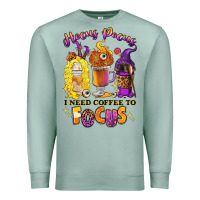 Seafoam Hocus pocus i need coffee to focus Premium Sweatshirt - RanaPortraitStore