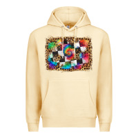 Pina Colada race leopard and tie dye background Premium Hoodie - HRA Design Shop