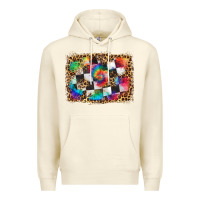 Race Leopard And Tie Dye Background Premium Hoodie | Teevron