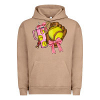 Pigment Burro softball coquette bow Urban Hoodie - JahusDesignShop