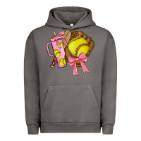 Pigment Tornado softball coquette bow Urban Hoodie - JahusDesignShop