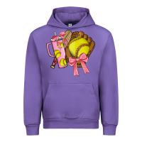 Tulip softball coquette bow Urban Hoodie - JahusDesignShop