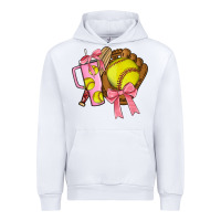 White softball coquette bow Urban Hoodie - JahusDesignShop