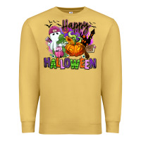 Antique Gold Happy Halloween Premium Sweatshirt - RanaPortraitStore