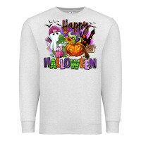 Oatmeal Heather Happy Halloween Premium Sweatshirt - RanaPortraitStore