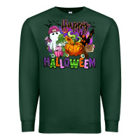 Sports Green Happy Halloween Premium Sweatshirt - RanaPortraitStore