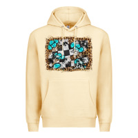 Pina Colada race leopard and gemstone background Premium Hoodie - HRA Design Shop