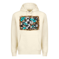 Sandshell race leopard and gemstone background Premium Hoodie - HRA Design Shop