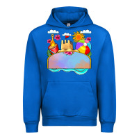 Cobalt custom name summer beach toys Urban Hoodie - JahusDesignShop