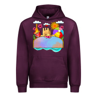 Mauve Wine custom name summer beach toys Urban Hoodie - JahusDesignShop