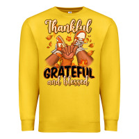 Lemon Thankful grateful and Blessed black boy sneakers Premium Sweatshirt - RanaPortraitStore