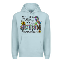 Blue Mist fight for autism awareness Premium Hoodie - CowhideDigitalArt