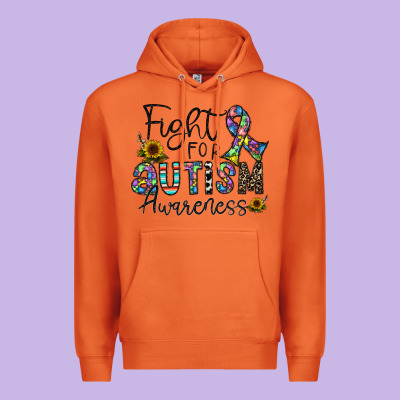 Fight For Autism Awareness Premium Hoodie Designed By Cowhidedigitalart