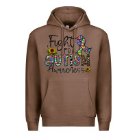 Chestnut fight for autism awareness Premium Hoodie - CowhideDigitalArt