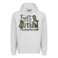 Dove Grey fight for autism awareness Premium Hoodie - CowhideDigitalArt