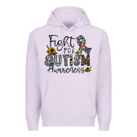 Lilac fight for autism awareness Premium Hoodie - CowhideDigitalArt