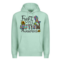 Seafoam fight for autism awareness Premium Hoodie - CowhideDigitalArt
