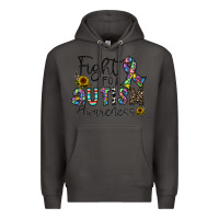 Smoke fight for autism awareness Premium Hoodie - CowhideDigitalArt