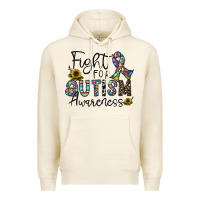 Tofu fight for autism awareness Premium Hoodie - CowhideDigitalArt