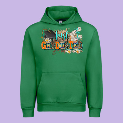 Just Graduated Urban Hoodie Designed By Adodesignshop