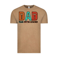 Vintage Coffee dad man myth legend Vintage Tee - Artiststas