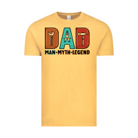Vintage Mustard dad man myth legend Vintage Tee - Artiststas