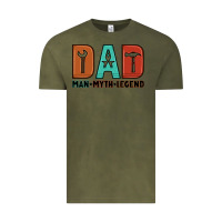 Vintage Olive dad man myth legend Vintage Tee - Artiststas